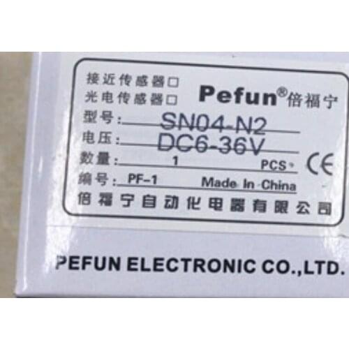 Genuine induction switch proximity switch SN04-N2, NPN, normally closed pefun