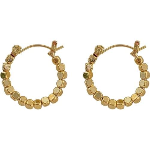 Luxury Female Retro 2021 New Trendy Earrings Net Red Temperament Earrings Korean Simple Personalized Earrings For Women