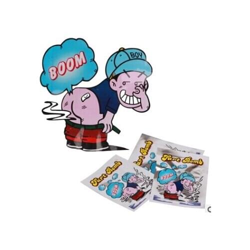 April Fools Day Funny Shock Toys explosion smelly package the whole people smelly package bag odor