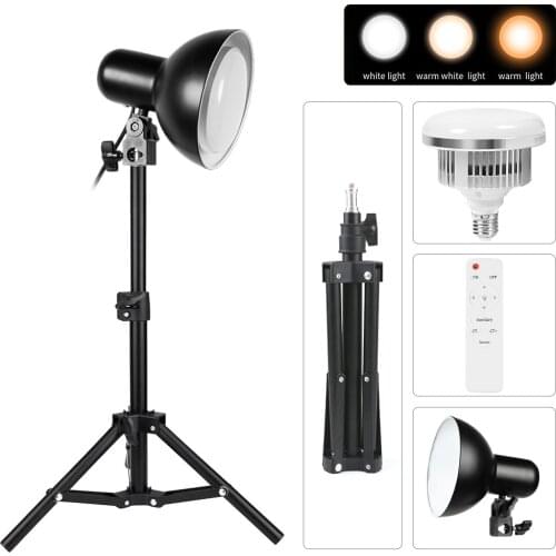 LED Fill Lighlight Photographic Light Table Top Fluorescent Lighting Kit With Light Tripod Stand For Photo Studio Portrait Phone