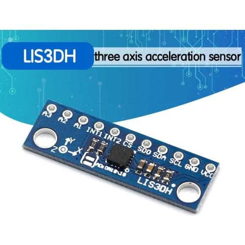 LIS3DH Triaxial Acceleration Temperature Sensor Three Converters Motion Accelerometer Module Development Board Replace ADXL345