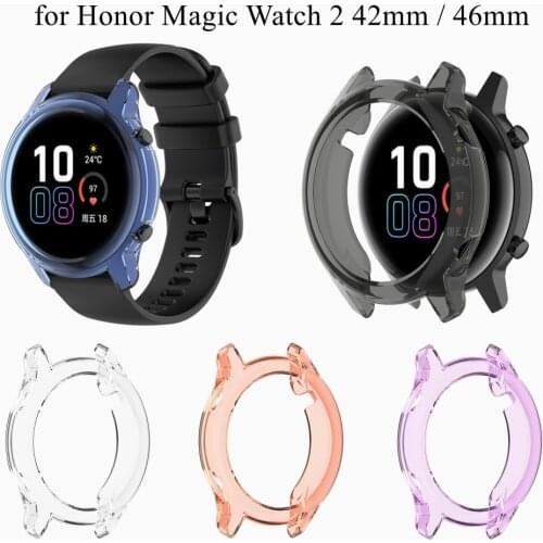 Protective Case Cover for Honor Magic Watch 2 42mm 46mm TPU Cover Skin Protector Shell Frame Bumper for Huawei Honor Watch 2