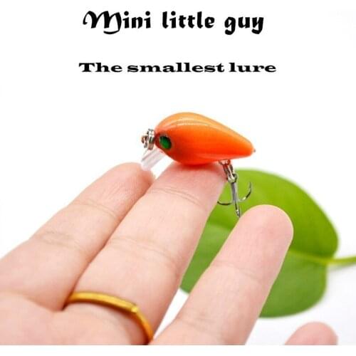 10pcs Fishing Lure 2g Mini Artificial Baits Tackle Micro Hard Pesca Wobbler Minnow Fo Pike Bass Trout Jig Popper Spinner Bait