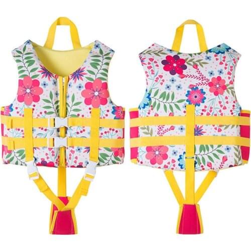18 Colors Kids Life Vest Floating Girls Jacket Boy Swimsuit Sunscreen Floating Power Swimming Kids Baby Safety Vest Water Sports