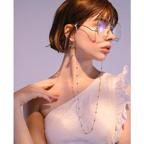 72cm Fashion Sunglasses Spectacles Holder Neck Cord Glasses Slip Metal Chain Glasses Chain sunglass chain glasses chains