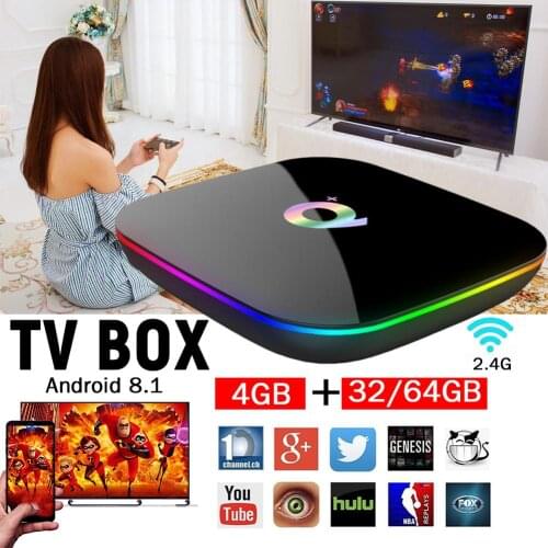 Android 8.1 64GB TV BOX H6 Chip Network Video Box Player WiFi 2.4G Bluetooth Function 6K Media Player TV Set Top Box