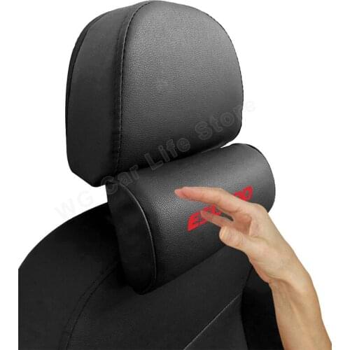 Car Pillows For Suzuki Escudo Accessories Auto Head Support Cushion Pad Pu Leather Headrest Travel Pillow Vehicle Supplies