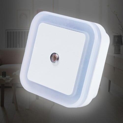 Wireless Sensor LED Night Light EU US Plug Mini Square Night Lights For Baby Room Bedroom Corridor Lamp Christmas Light Bulb