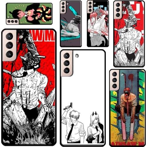Chainsaw Man Anime Case For Samsung Galaxy S20 FE S21 Note 20 Ultra S8 S9 S10 Note 10 Plus Soft Fundas Coque