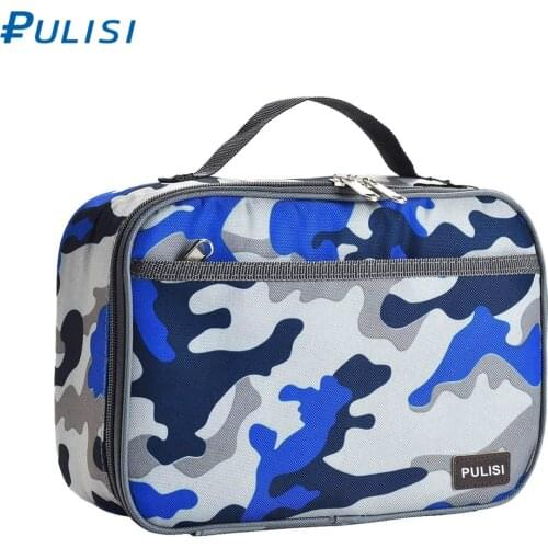 Kids Lunch box Insulated Soft Bag Mini Cooler Thermal Meal Tote Kit with Handle and Pocket for Girls Boys Zipper Lunch Bag
