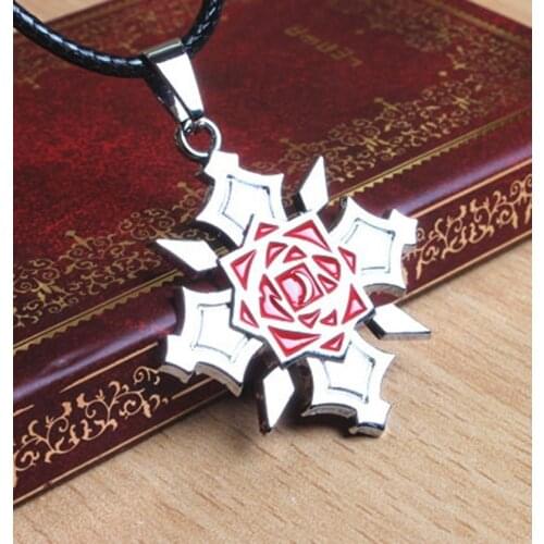 Fashion Vampire Male Personality Trend Knight Necklace Pendant Prom Party Gift