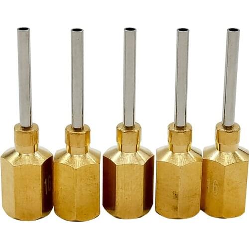 Pack of 100 Blowing Joint M5 Internal Thread Dispensing Needle