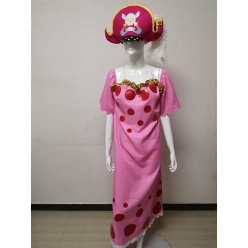 Customize One Piece Charlotte Linlin Big Mom Cosplay Costume Outfit