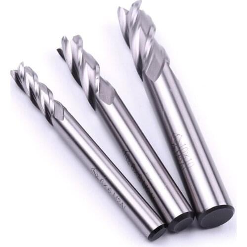 New Arrival 3PCS/Set model M2AL 4 blade all grinding Center Milling Cutter Edge diameter 6mm 8mm 10mm high hardness Cutter tools