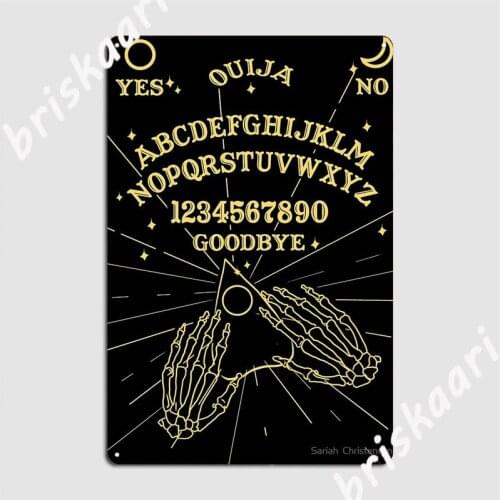 Ouija Board Radiating Metal Signs Club Home Living Room Vintage Mural Painting Tin sign Posters