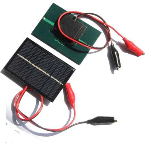 USB Solar Panel Outdoor0.6W 6V Portable Solar Charger Pane Climbing Fast Charger Polysilicon Travel DIY Solar Charger Generator
