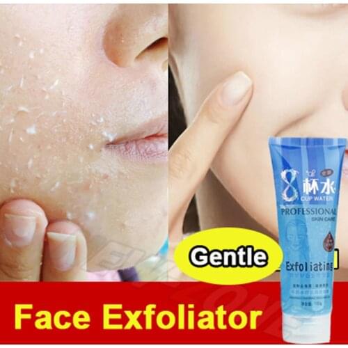 Face Cleanser Gentle Facial Scrub Exfoliator Moisturizing Deep Cleansing Skin Renew Whitening 100g