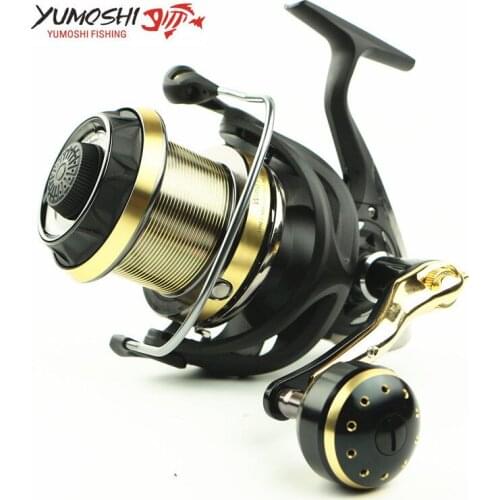 2017 Original YUMOSHI WF4000,WF6000,WF8000,WF9000 Spinning Fishing Reel 9+1BB 5.5:1 Saltewater Carp Long Casting Reel