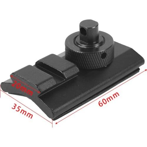 Tactical Airsoft Rifle Hunting Shooting Bipod Weaver Rail Sling Stud Swivel Picatinny Slot Adaptor 20mm Bipod Adapte