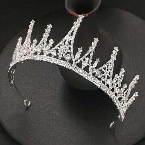 Crown tiara wedding tiara bridal tiara wedding accessories childrens crown female dress princess birthday Valentines day gift