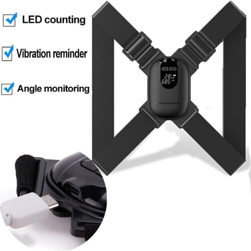Smart sensor Posture Corrector Invisible Correction Belt Vibration Reminder Orthosis LCD Display Screen Correction Humpback