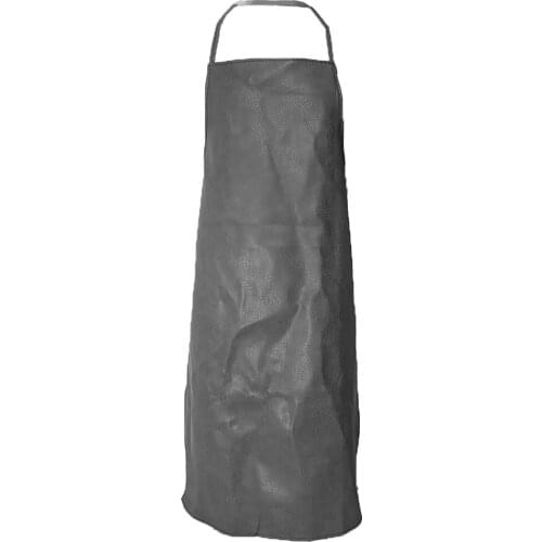 Unisex Waterproof PU Artificial Leather Chef Apron Home Restaurant Kitchen