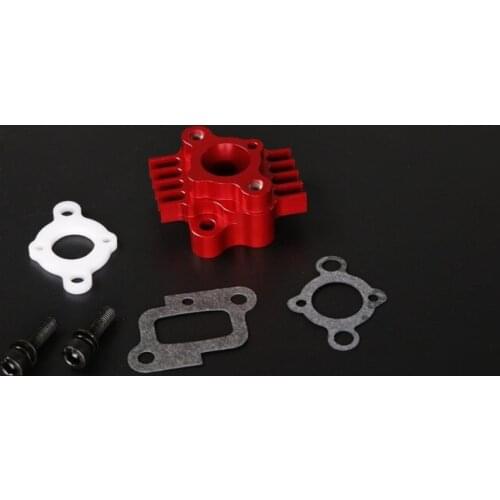 Alloy CNC Billet Intake Manifold for 32cc/36cc/45c Engine Zenoah Cy Fit 1/5 Hpi Km Rovan Baja 5B 5T 5SC Losi 5ive T
