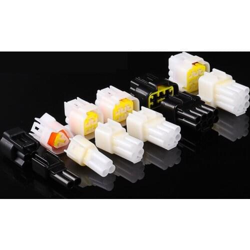 2.3 Series 2/3/4/6/8/9/16 Pin Waterproof Electric Wire Connector Plug Male Female Adapter Automotive Cable Jointer 17-24 AWG