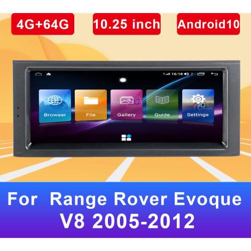 Car Navigator For Range Rover Evoque V8 2005-2012 10.25 Inch ISP Screen Video Stereo Audio Multimedia Player GPS Navigation