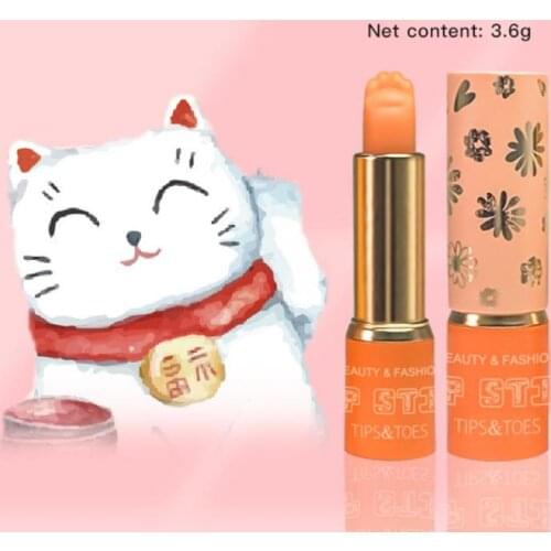 TIPS&TOES Cats Claw Lip Balm Discoloration Moisturizing Lip Care Long Lasting Nourishing Deep Hydration Anti-drying TSLM2