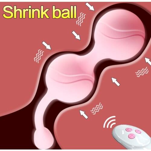 Wireless Remote Control Vagina Balls Silicone Vibrating Eggs Vagina Tighten Massage Geisha Ball Exercises Vagina Tight Sex Toys