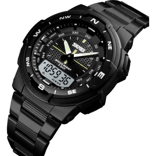 Mens Digital Watch SKMEI Brand Men Watches 50M Waterproof Chronograph Sport Watch Mens Wristwatch Luminous Alarm Clock Male