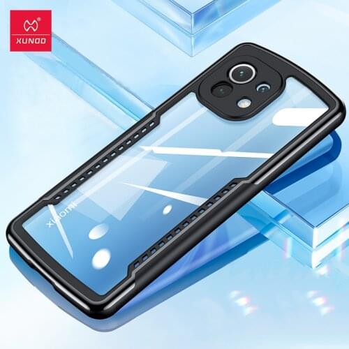 For Xiaomi Mi 11,Xundd Case For Mi 11 Case Shockproof Thin Phone Cover Transparent Airbags Protective Case For Xiaomi Mi 11