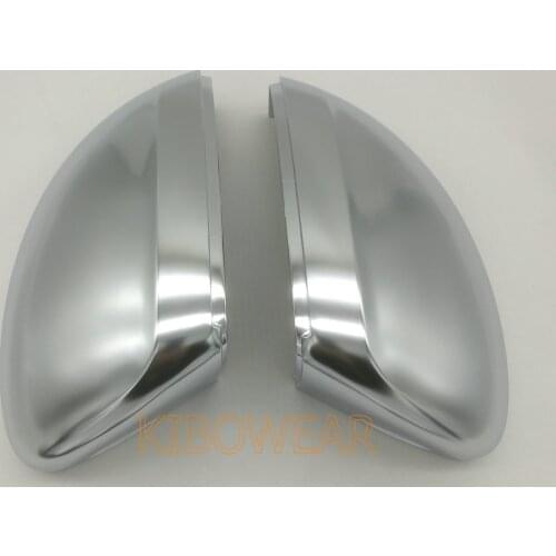 Kibowear Side Mirror Caps Cover for VW Tiguan Allspace L MK2 2017 2018 Matte Chrome replace 2019 2020