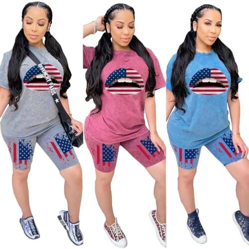 2 Piece Set Africa Clothes 2020 African Dashiki New Dashiki Fashion Suit Top And Shorts Super Elastic Party Plus Size For Lady