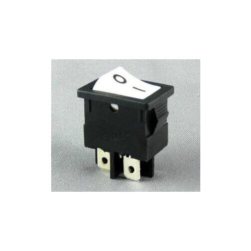 Ship switch KCD6 21 4-pin button white power switch 6A