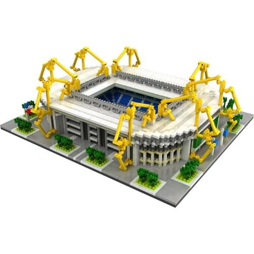 Diamond Signal Iduna Park Mini Building Block World City Famous Architecture Model Collection Mirco Brick Toys with 3800pcs