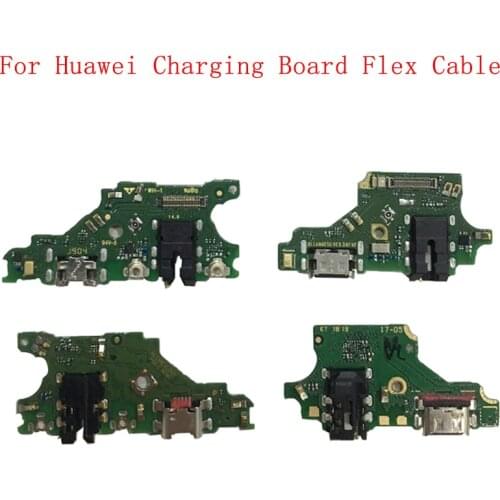 Original Charging Port Connector Board Flex Cable For Huawei Nova 5 5Pro 5i 5iPro 5T 3 3E 3i 4 4E USB PCB Replacement Part