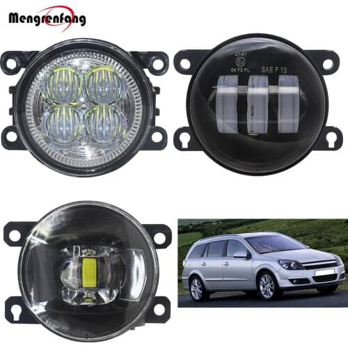 LED Lens Fog Light For Opel Astra G H 1998-2010 Car Front Bumper Fog Lamp DRL Daytime Running Light 12V