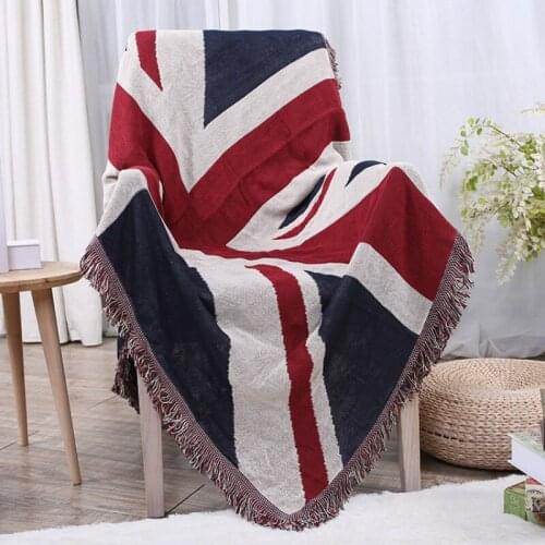 New Tassel Thick Blanket Fashionable Nordic Living Room Sofa Cloak Cover Blanket Home Nap Leisure Travel Flying Printing Blanket