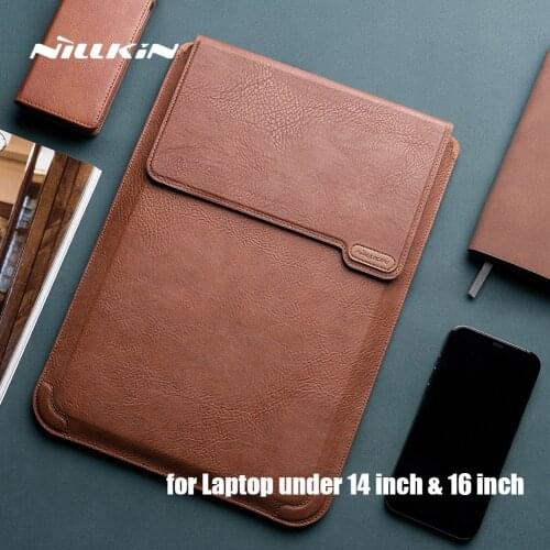 NILLKIN Versatile Laptop Sleeve Cooling Stand Multi-Function Case Mouse Pad Notebook Business Sleeve Bag for Macbook Pro 16 13