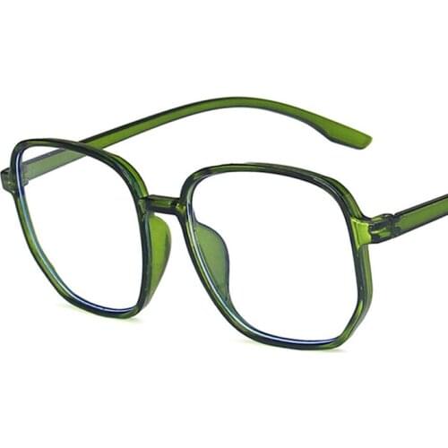 Square Frame Women Men Eyeglasses Anti-Blue Radiation Lens UV400 Eye Protection Girl Sexy Ladies Fashion Eyewear