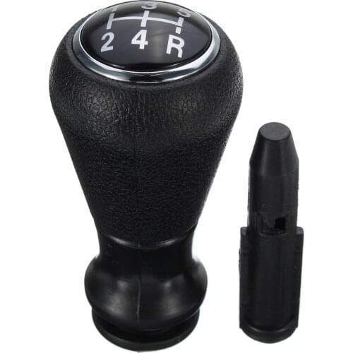 1 set of 5-speed manual car gear knobs, with shift knob sleeve adapter rodfor Peugeot 106 206 306 406 806 107 207 307