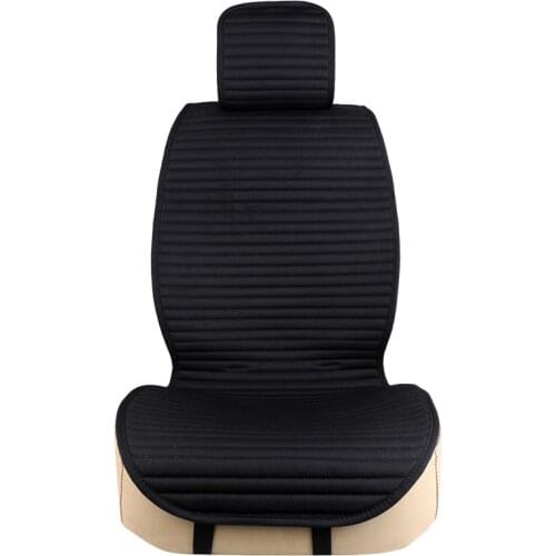 1 Piece Car Front Seat Cushion Breathable Linen Automobile Seats Cover Universal Mats Fit Most Auto Truck SUV Protection Chair