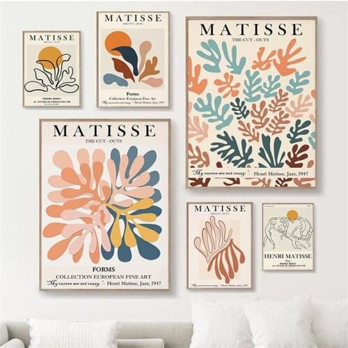 Abstract Line Sexy Girl Hand Drawn Leaf Wall Art Canvas Painting Nordic Posters And Prints Wall Pictures For Living Room Decor