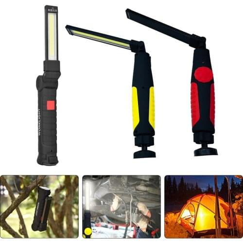 COB LED Worklight Car Inspection Light USB Charging Emergency Lamp With Magnet With Hanging Hook/No Hook Working Lamp