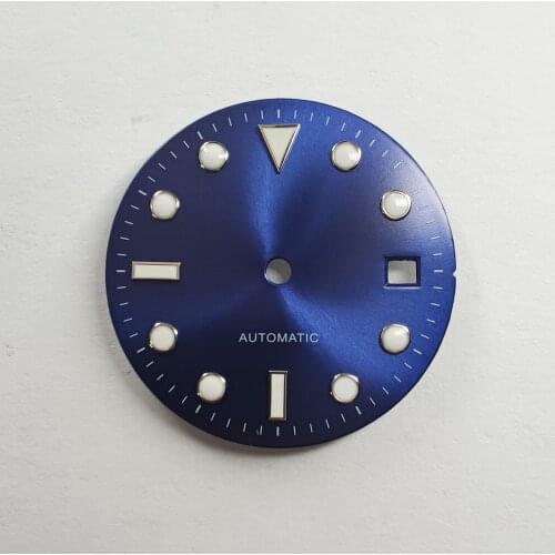 Watch Parts 29mm Sterile Dial Luminous Watch Dial Luminous Suitable For ETA 2836 2824 Mingzhu DG 2813 Miyota8215 821Amovement 17