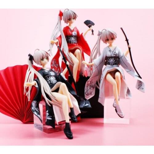 1 Pcs New 14cm Yosuga No Sora Figure PVC Action Anime Collection Peripherals Doll Model Kimono Sora Figure Toys Children Gifts