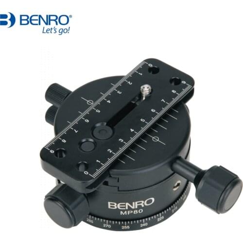Benro MP80 Head Micro Positioning Head For Camera Tripod Max Loading 12kg Free Shipping