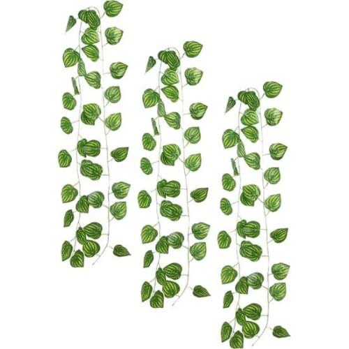 Artificial Ivy Yellow Stripe artificial flower Decor 230 CMx3ADET decoration artificial flower искусственный цветок